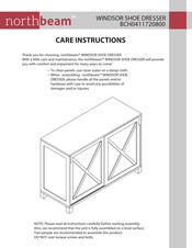 Northbeam WINDSOR BCH0411720800 Care Instructions