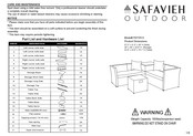 Safavieh Outdoor PAT2513 Assembly Instructions