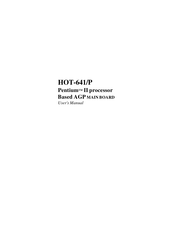 Shuttle HOT-641/P User Manual
