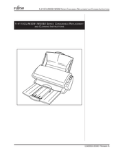 Fujitsu fi-4110CU Series Consumable Replacement And Cleaning Instructions