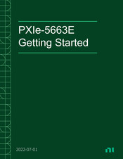 National Instruments PXIe-5663E Getting Started