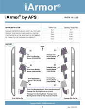 Aps iArmor IA-S159 Installation Instructions