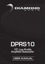 Diamond Audio DPRS10 User Manual