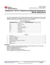 Texas Instruments SimpleLink Wi-Fi CC3 35 Series User Manual