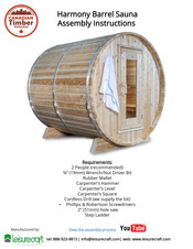 Canadian Timber Collection Harmony Barrel Assembly Instructions Manual
