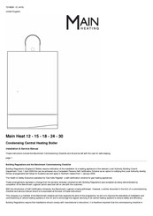 Main Heating Main Heat 30 Installation & Service Manual