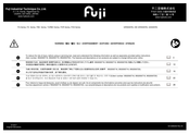 FujiFilm FA Series Instruction Manual
