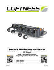 LOFTNESS Draper Windrower Shredder 30 Owner's Manual And Parts Book
