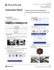 Multiplex BIC MA-8-2AF Instruction Sheet