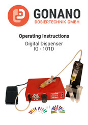 GONANO IG-101D Operating Instructions Manual