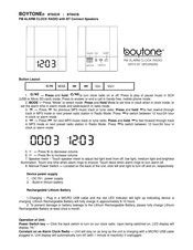 boytone BT83CR Quick Start Manual