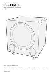 Fluance DB12MA Instruction Manual