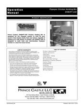 Prince Castle Popeyes DHB3PT-44D Operation Manual