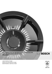 Bosch PBH615B9TA User Instructions