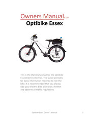 Optibike Essex Owner's Manual