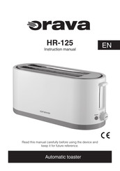 Orava HR-125 Instruction Manual
