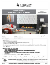 Regency City CB60E-NG1 Owners & Installation Manual