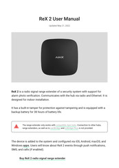 AJAX ReX 2 User Manual
