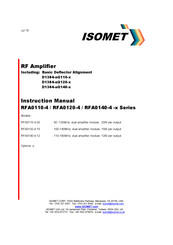 ISOMET RFA0140-4-12 Instruction Manual