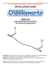 Chassisworks 5806-U10 Installation Manual