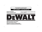 DeWalt DS505 Instruction Manual