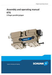SCHUNK KTG Assembly And Operating Manual