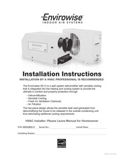 Envirowise SD12 Installation Instructions Manual