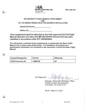 Metro Audio Systems EC-135 Series Manual