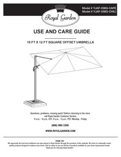 Royal garden YJAF-038G-CHILI Use And Care Manual