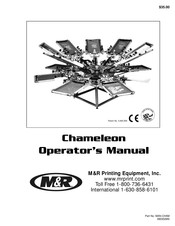 M&R Chameleon CHAM1-4-4 Operator's Manual