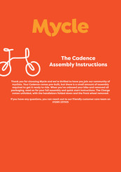 Mycle The Cadence Assembly Instructions Manual
