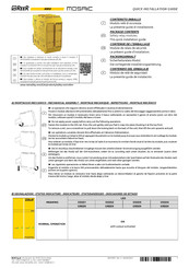 Reer MOSAIC MR8 Quick Installation Manual