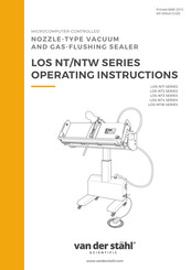 Van Der Stahl LOS NT Series Operating Instructions Manual