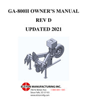 Elston Manufacturing GA-800H Owner's Manual