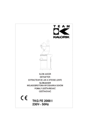 Kalorik TKG FE 2000 I User Manual