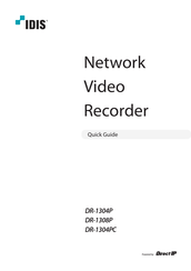 Direct IP IDIS DR-1308P Quick Manual