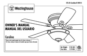 Westinghouse ETL-ES-Carolina-R-WH14 Owner's Manual