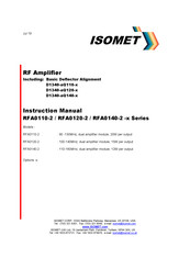 ISOMET RFA0110-2 Series Instruction Manual