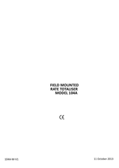 Contrec 104A Manual