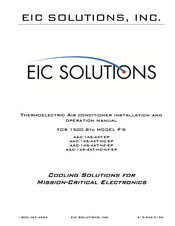 EIC Solutions AAC-145-4XT-HC-NF-EP Installation And Operation Manual
