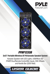 Pyle PPHP1233B User Manual