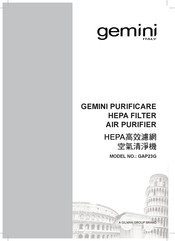 GILMAN GEMINI PURIFICARE GAP23G Manual