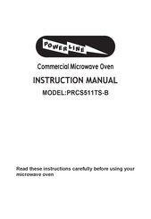 Power Line PRCS511TS-B Manuals | ManualsLib