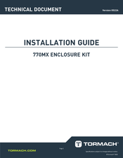 Tormach 39045 Installation Manual