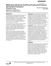 Johnson Controls M9203-AGB-2 Installation Manual