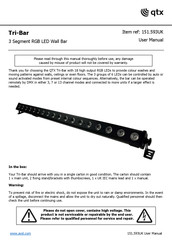 Qtx Tri-Bar User Manual