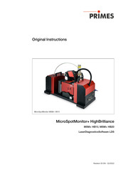 Primes MSM Plus HB10 Original Instructions Manual