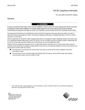 Elster AGI RLC Manual