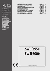 Lavorwash SW R 6000 Owner's Manual