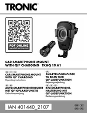 Tronic TKHQ 10 A1 Operating Instructions Manual